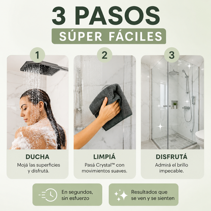 Crystal™ XXL - El Paño Mágico para Vidrios y Cristales (60×40 cm)
