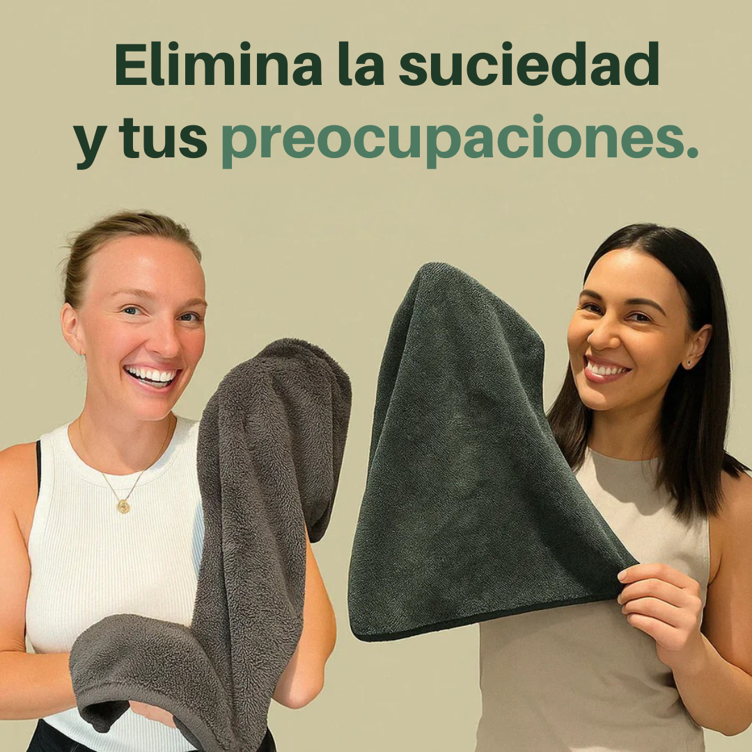 Crystal™ XXL - El Paño Mágico para Vidrios y Cristales (60×40 cm)