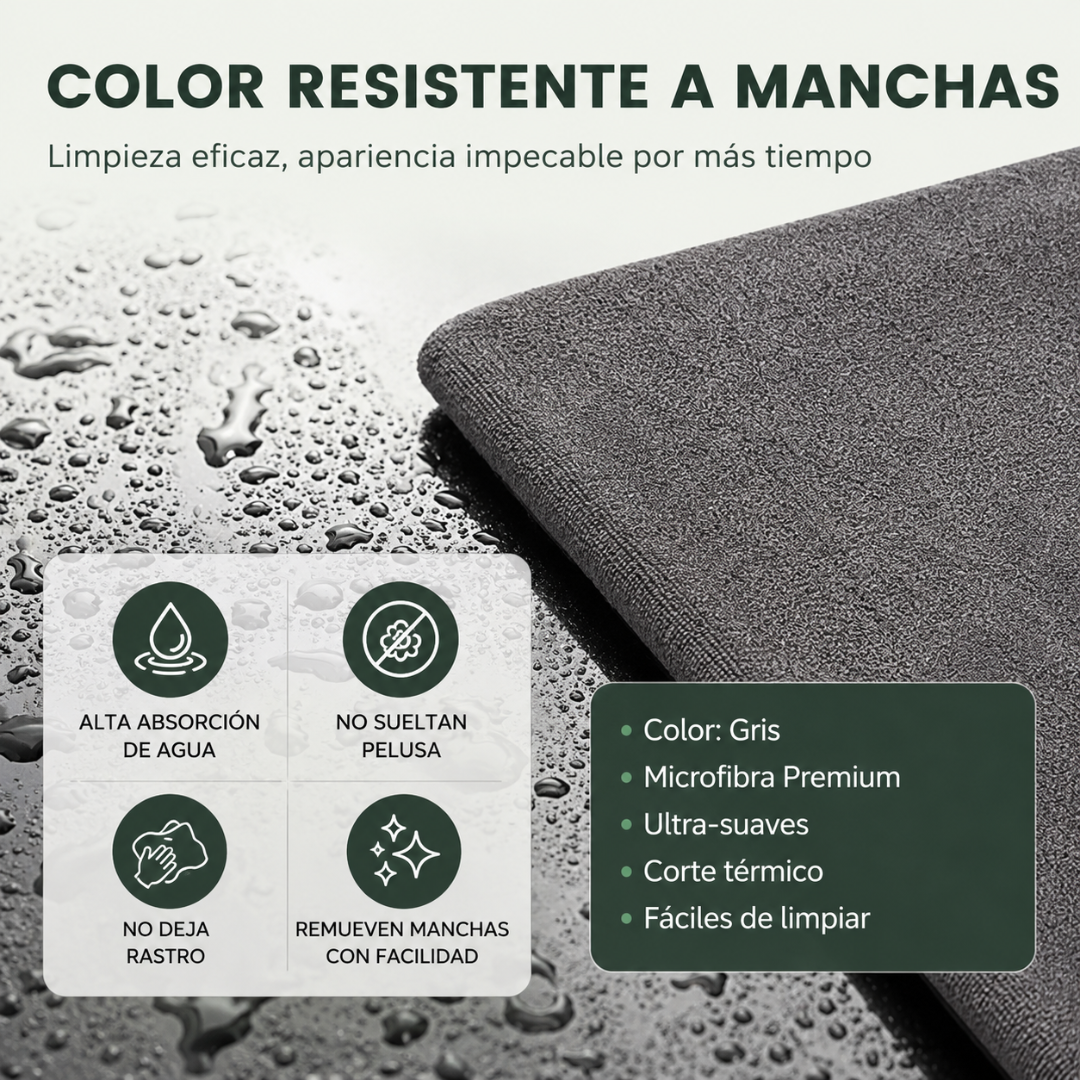 Crystal™ XXL - El Paño Mágico para Vidrios y Cristales (60×40 cm)